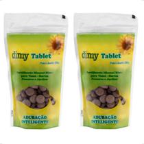 Kit 2 Fertilizante Mineral Adubo Liberação Lenta Tablet 250g Adubação Inteligente Enraizador Dimy