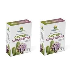 Kit 2 Fertilizante Mineral Cactos E Suculentas 150g Nutriplan