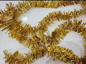 kit 2 Festão Natal Metalizado Várias Cores