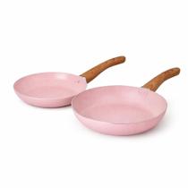 Kit 2 Figrideiras 22/26cm Sahara Cerâmica Antiaderente Rosa Kit 2 Figrideiras 22/26cm Sahara Cerâmica Antiaderente Rosa