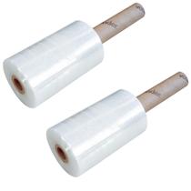 Kit 2 filme stretch plastico empacotamento manual 150mm x 300m vonder