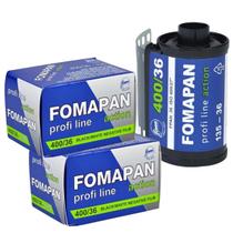 Kit 2 Filmes 35mm Preto E Branco 36 Poses Iso 400 Fomapan Action