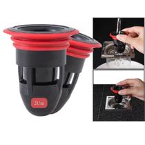 Kit 2 Filtro Dreno De Água Anti Odor Para Banheiro Cozinha Pia Ralo Prevenção De Insetos e Pragas Indesejadas Elimina Mau cheiro Captura Cabelos