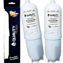 Kit 2 Filtro Refil Aqua Soft Compatível Purificador Água - Quality