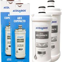 Kit 2 Filtro Refil Compatível Purificador IBBL Natural Mini Avanti Mio Vivax - ACQUABIOS