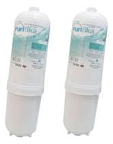 Kit 2 filtro refil policarbon purifika compativel com soft everest