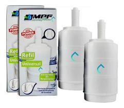 Kit 2 Filtro Refil Torneira Filtro Bica Móvel Lorenzetti