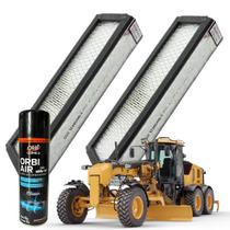 Kit 2 Filtros Cabine Compatível Com Cat 120k E Higienizador