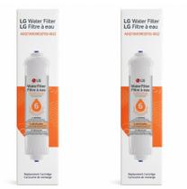 Kit 2 Filtros de Água LG 3903 Gc-l247slu1 Gc-l247sluv Gc-l257slp1 Gc-x247c Gc-l257slpl Gc-x247cqb1