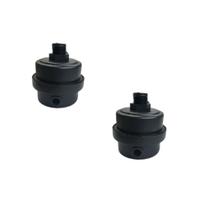 Kit 2 Filtros de Ar em Nylon 3/8 com Elemento Filtrante para Compressor