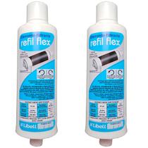 Kit 2 Filtros Flex Originais P/ Purificador Acquaflex Libell Kit 2 Filtros Flex Originais P/ Purificador Acquaflex Libell