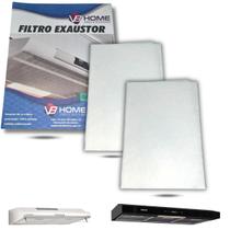 Kit 2 Filtros Mantas Para Coifa Depurador Exaustor Todas Marcas Universal