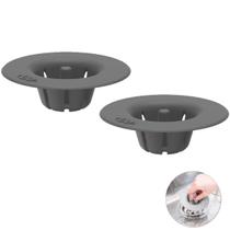 Kit 2 Filtros Protetores De Ralo Ralinho Para Pia Cozinha Chumbo - Ou