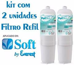 Kit 2 Filtros Refil Purificador De Agua Soft Everest - policarbon