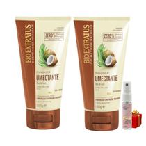 Kit 2 Finalizador Cabelos Desidratados Umectante 150 ML Bio Extratus + Presente Lourre 15ml