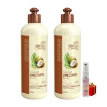 Kit 2 Finalizador Cabelos Desidratados Umectante 500 ML Bio Extratus + Presente Lourre 15ml