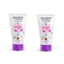 Kit 2 finalizador fun limpeza cabelos liso 150 g bio extratus