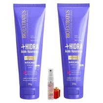 Kit 2 Finalizador Proteção Hidratante Mais Hidra 200 ML Bio Extratus + Presente Lourre 15ml