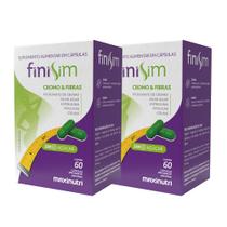 Kit 2 Finisim Cromo e Fibras com 60 Cápsulas Maxinutri Kit 2 Finisim Cromo e Fibras com 60 Cápsulas Maxinutri
