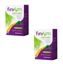 Kit 2 Finisim Cromo & Fibras Suplemento Com 60 Cápsulas Kit 2 Finisim Cromo & Fibras Suplemento Com 60 Cápsulas