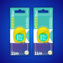 KIt 2 Fio Dental Menta Mini 11m Kess