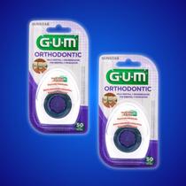 Kit 2 Fio Dental Ortodôntico 50 Usos GUM Kit 2 Fio Dental Ortodôntico 50 Usos GUM