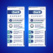 Kit 2 Fio Dental Superfloss Expert 50un Oral B
