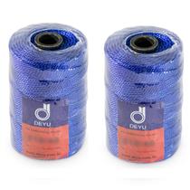 Kit 2 Fio Encala Torcido Azul Rolo 200gr Várias Bitolas Para Pesca Profissional Rede Tralha Tarrafa Kit 2 Fio Encala Torcido Azul Rolo 200gr Várias Bitolas Para Pesca Profissional Rede Tralha Tarrafa