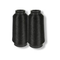 Kit 2 fio maquina Overloque 500g cada Preto Costura Overlock premium Alta restistência Kit 2 fio maquina Overloque 500g cada Preto Costura Overlock premium Alta restistência