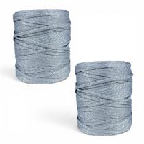 Kit 2 Fio Náutico Premium 100% Poliéster 5mm 500g Crochê