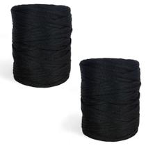 Kit 2 Fio Náutico Premium 100% Poliéster 5mm 500g Crochê Kit 2 Fio Náutico Premium 100% Poliéster 5mm 500g Crochê