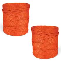 Kit 2 Fio Náutico Premium 100% Poliéster 5mm 500g Crochê