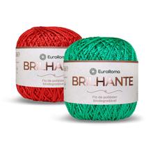 Kit 2 Fios Brilhante Euroroma Poliéster Biodegradável 136m