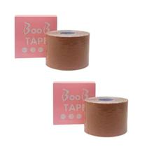 Kit 2 Fita Adesiva Levanta Seios Bege 5M - Boob Tape Kit 2 Fita Adesiva Levanta Seios Bege 5M - Boob Tape