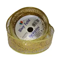 Kit 2 Fita de Natal Decoração Enfeites Detalhada 4cmx3m Cada