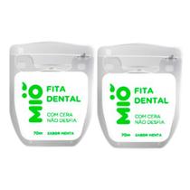 Kit 2 Fita Dental Mió Sabor Menta 70m