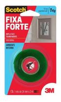 KIT 2 Fita Dupla Face 3m Fixa Forte Transparent 24 Mm X 2 M KIT 2 Fita Dupla Face 3m Fixa Forte Transparent 24 Mm X 2 M