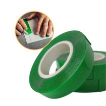 Kit 2 Fita Dupla Face Adesiva Extra Forte 12mm x 1metro Profissional Transparente Kit 2 Fita Dupla Face Adesiva Extra Forte 12mm x 1metro Profissional Transparente