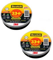 Kit 2 fita isolante 33 profissional 3m Kit 2 fita isolante 33 profissional 3m