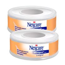 Kit 2 Fita Micropore Nexcare Bege 12mm x 4,5m com 1 Unidade