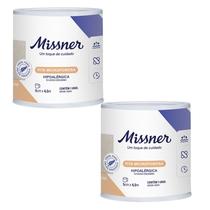 Kit 2 Fita Microporosa Bege 5cm X 4,5m - Missner