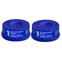 Kit 2 Fita Microporosa Mió Branca para Peles Sensíveis 1,2cm X 4,5m 1 Unidade Kit 2 Fita Microporosa Mió Branca para Peles Sensíveis 1,2cm X 4,5m 1 Unidade