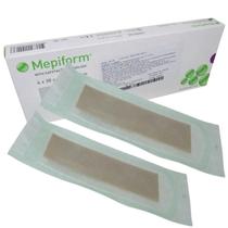 Kit 2 Fita Silicone Mepiform Tratamento De Feridas Cicatriz Lesoes Na Pele
