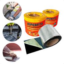 kit 2 Fita Veda Tudo Impermeabilizante Telhado 10 cm X 10m