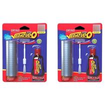 Kit 2 Fita Vedatudo 1m X 10cm + Primer + Pincel Dryko - Fita Autoadesiva Impermeabiliza Kit 2 Fita Vedatudo 1m X 10cm + Primer + Pincel Dryko - Fita Autoadesiva Impermeabiliza