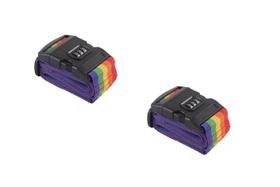 Kit 2 Fitas Cinta Ajustavel Faixa Mala De Viagem Com Segredo