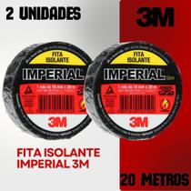 Kit 2 Fitas Isolante 3M Imperial 20m X 18mm