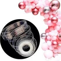 Kit 2 Fitas Para Arco de Balão Desconstruído Decoração 5m Kit 2 Fitas Para Arco de Balão Desconstruído Decoração 5m