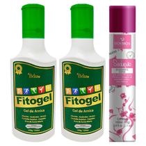 Kit 2 Fitogel Gel de Arnica, dores nas pernas, dores nas costas +1 Desodorante Íntimo Sedução Imagine (rosa) Kit 2 Fitogel Gel de Arnica, dores nas pernas, dores nas costas +1 Desodorante Íntimo Sedução Imagine (rosa)