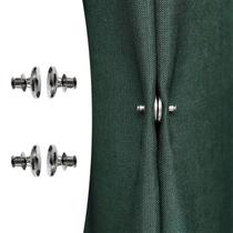 Kit 2 Fivelas Magnéticas Prendedor de Cortina Discreto Kit 2 Fivelas Magnéticas Prendedor de Cortina Discreto